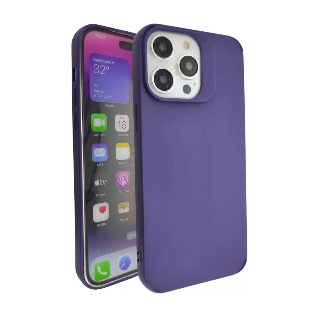 iPhone 15 Plus/iPhone 14 Plus Soft Touch Eco Purple