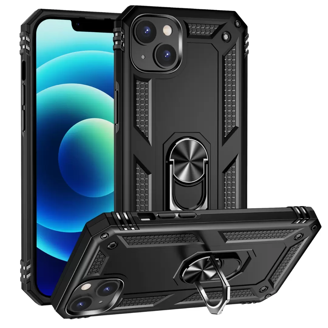 iPhone 12 Pro Max 2in1 Ring Case Black