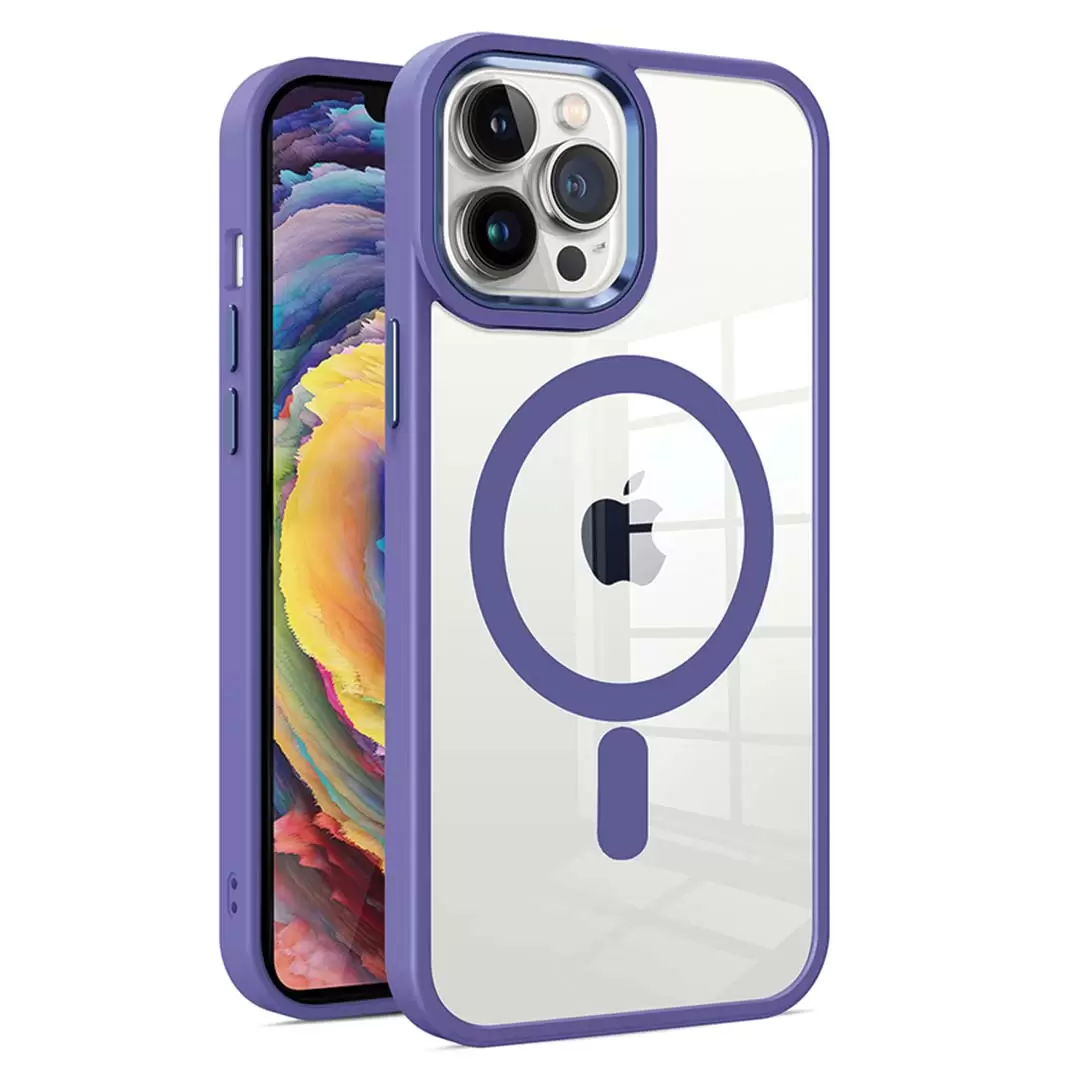 iPhone 15 Pro/iPhone 14 Pro MagSafe Clear Twotone Eco Purple