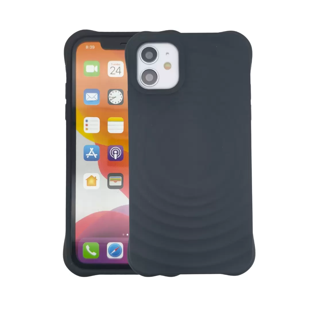 iPhone 11 Magsafe Water Ripple Tpu Case Black