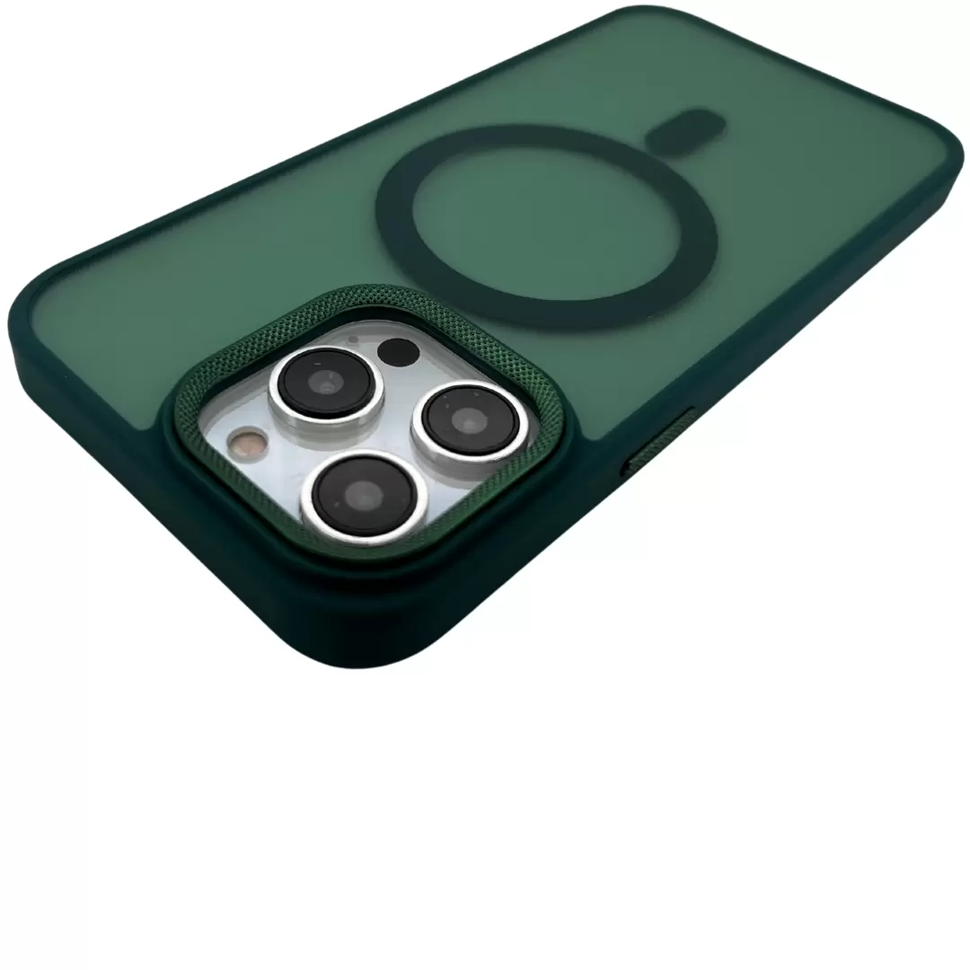 iPhone 15 Pro Max/iPhone 14 Pro Max MagSafe Cam Smoke Twotone Eco Dark Green