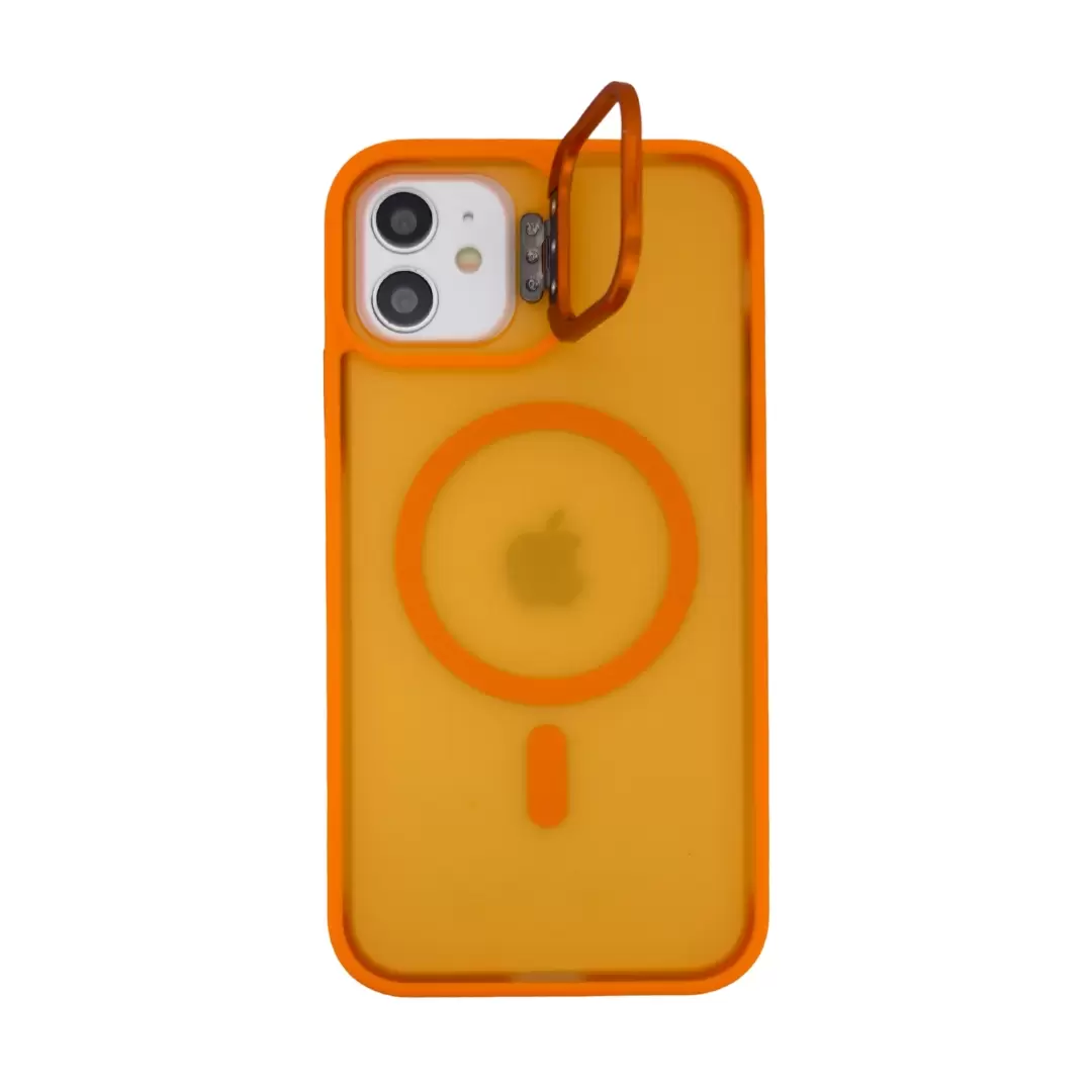 iPhone 11 MagSafe Smoke Camera Stand Orange