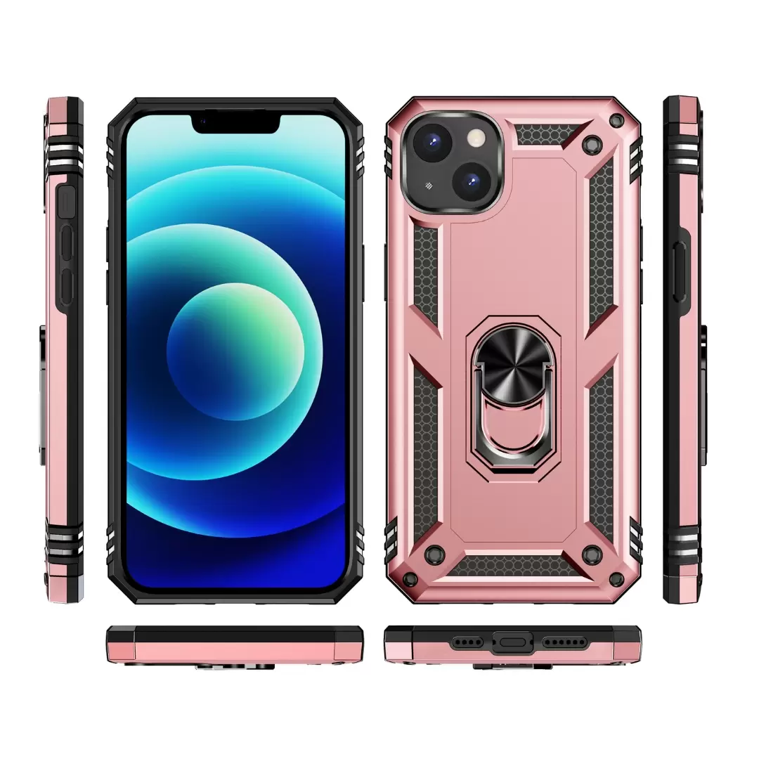 iPhone 12 Pro Max 2in1 Ring Case Rose Gold