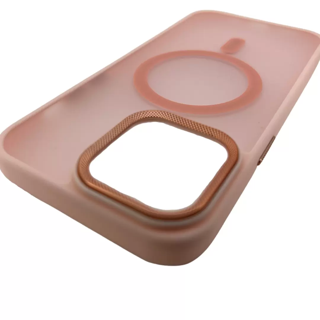 iPhone 15/iPhone 14/iPhone 13 MagSafe Cam Smoke Twotone Eco Pink