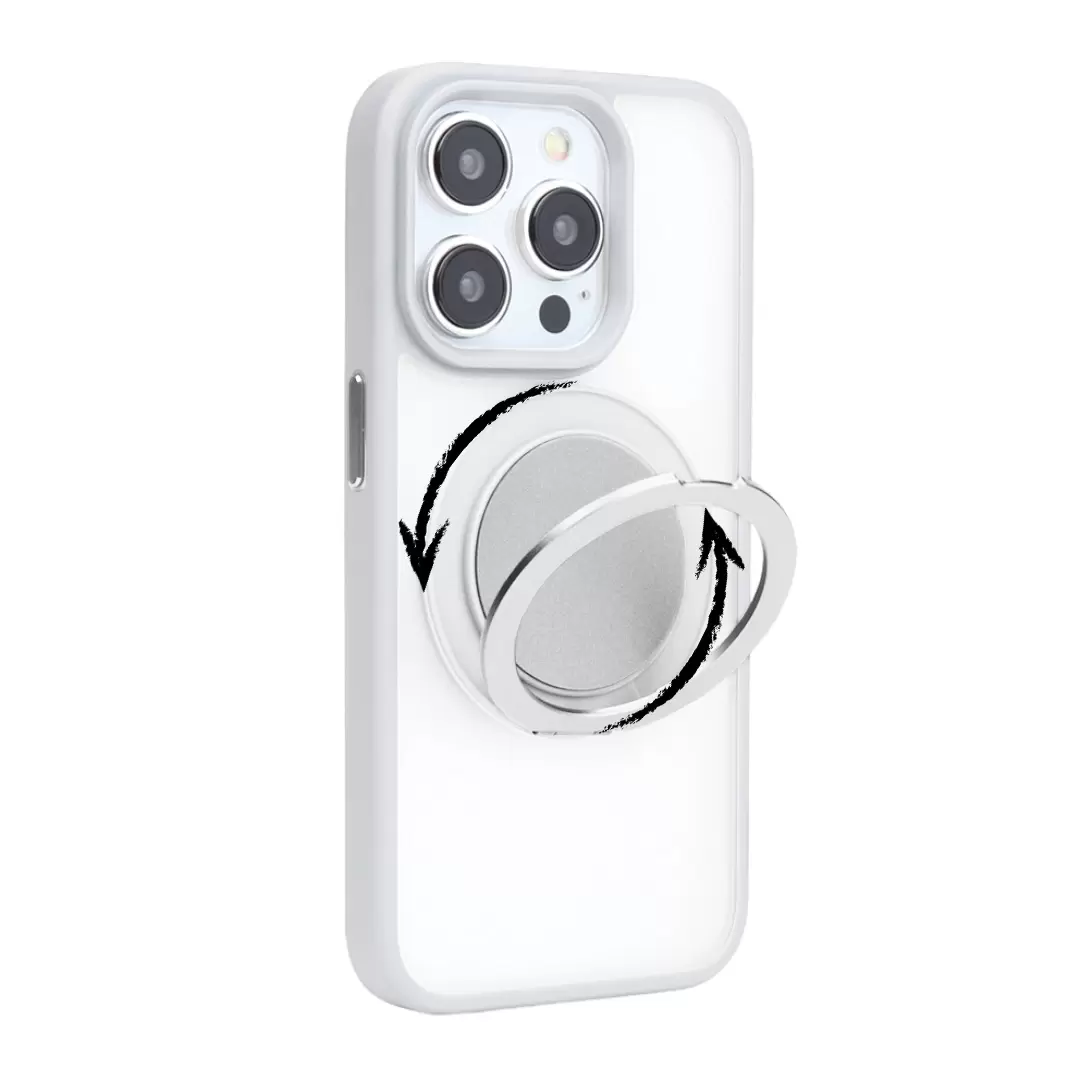 iPhone 16 Pro MagSafe Cam Smoke Rotating Kickstand White