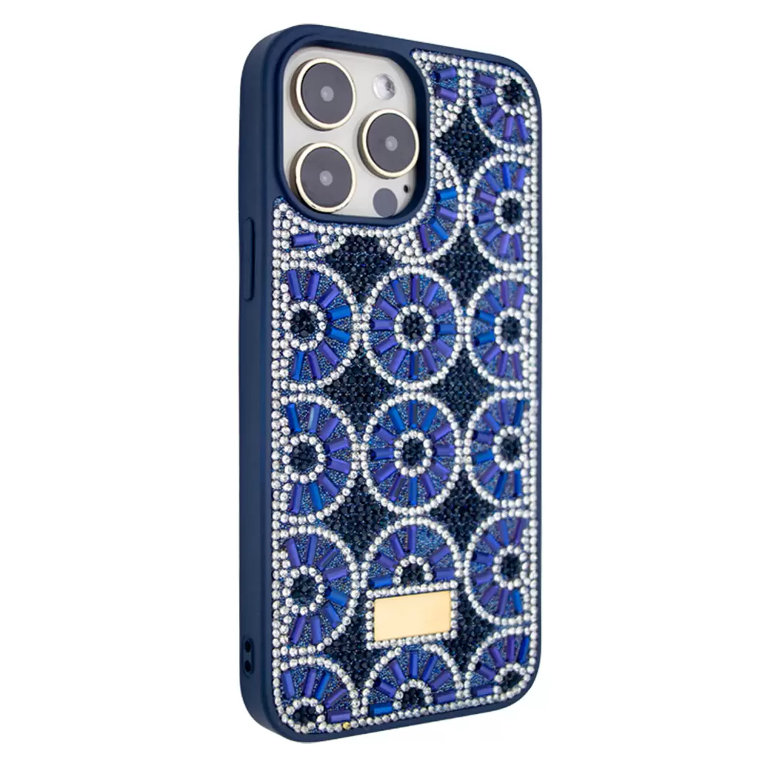 iPhone 15 Plus/iPhone 14 Plus Diamond sparkling case Dark Blue