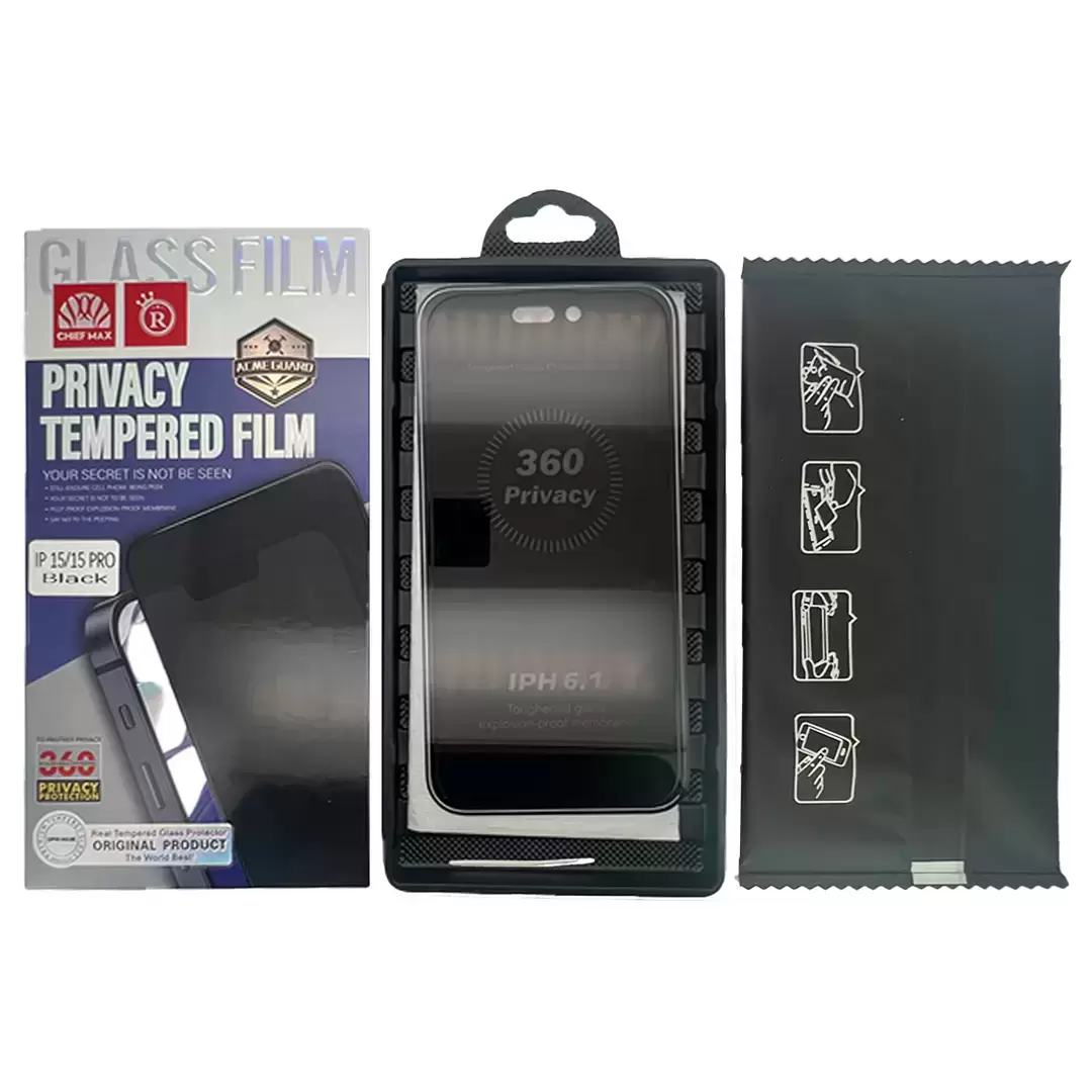 iPhone 12 Pro Privacy 360 Tempered Glass