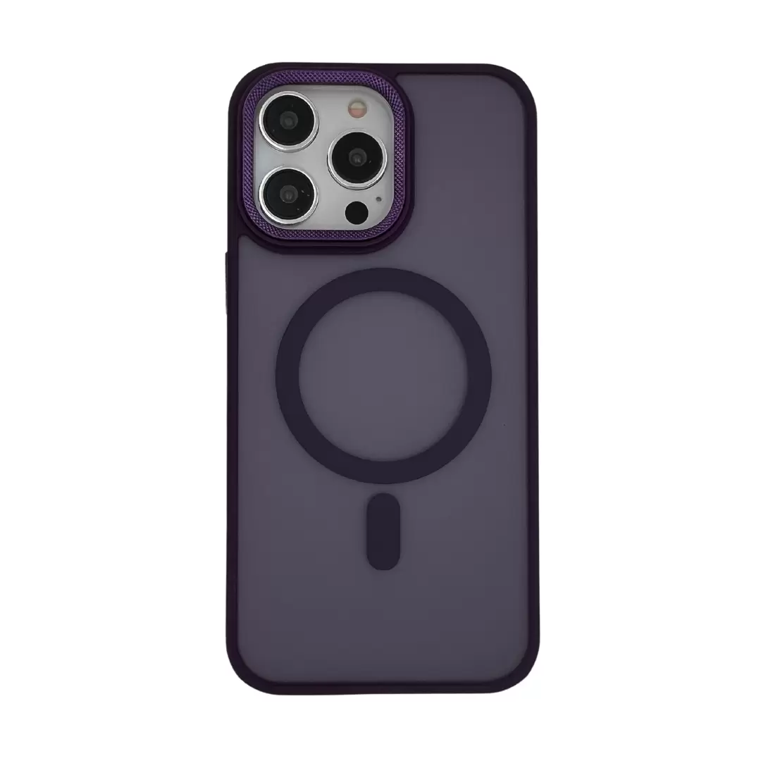 iPhone 15 Pro Max/iPhone 14 Pro Max MagSafe Cam Smoke Twotone Eco Dark Purple