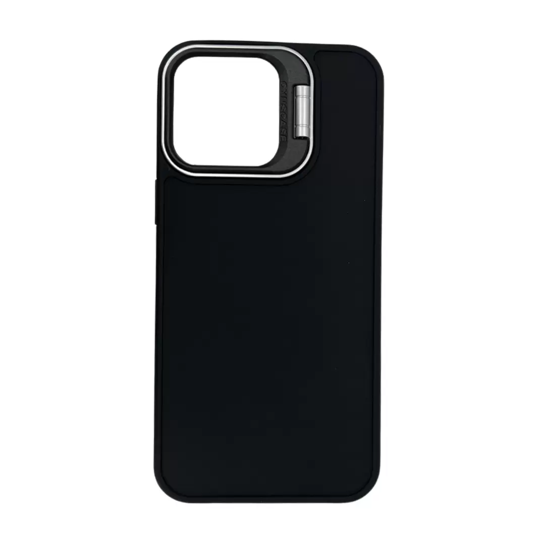 iPhone 15/iPhone 14/iPhone 13 Camera Stand Eco Case Black