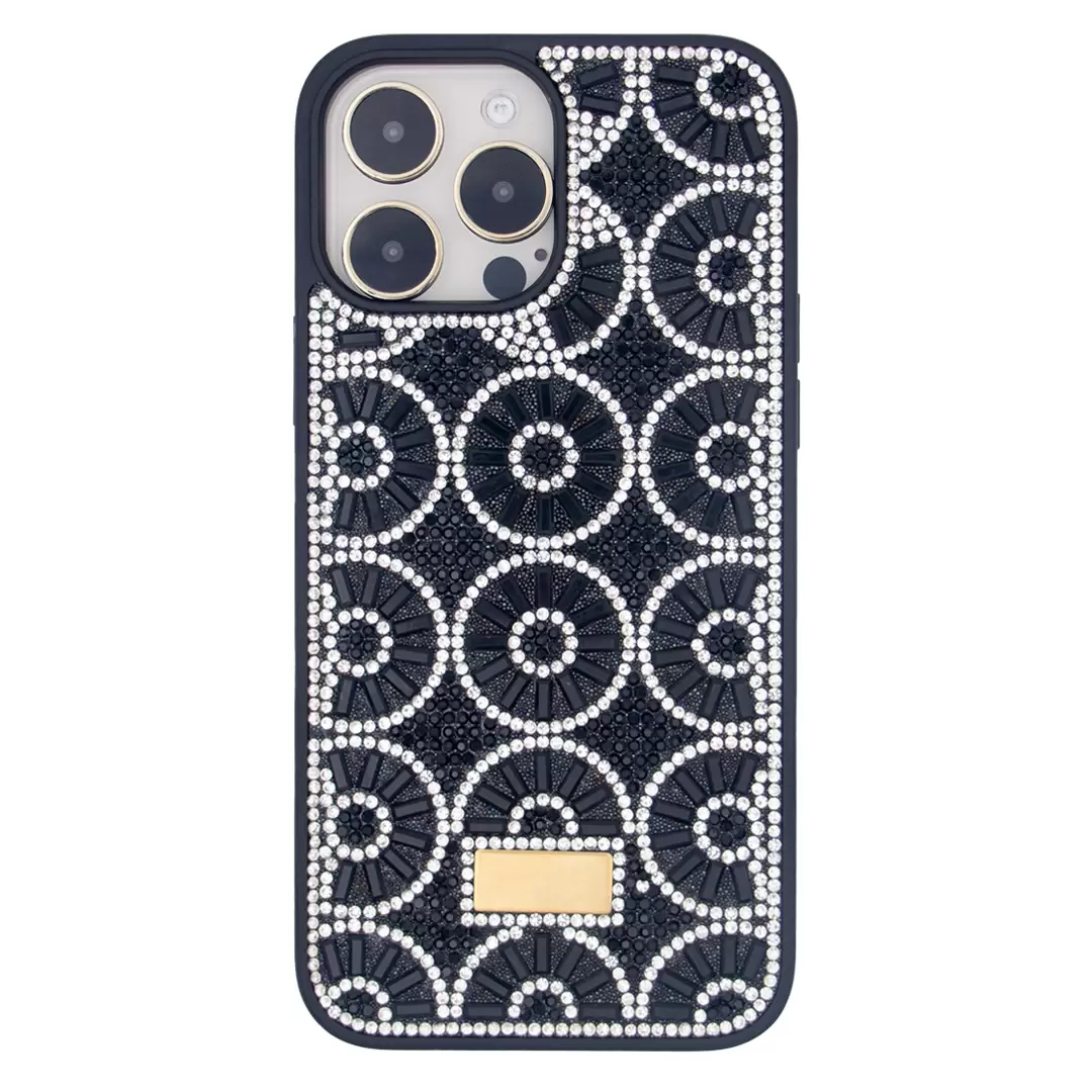 iPhone 15 Plus/iPhone 14 Plus Diamond sparkling case Black