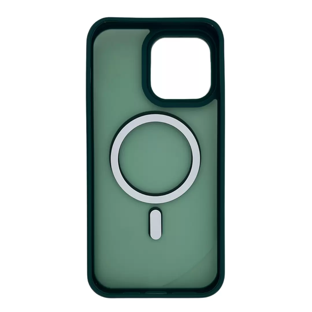 iPhone 15 Pro/iPhone 14 Pro MagSafe Cam Smoke Twotone Eco Dark Green