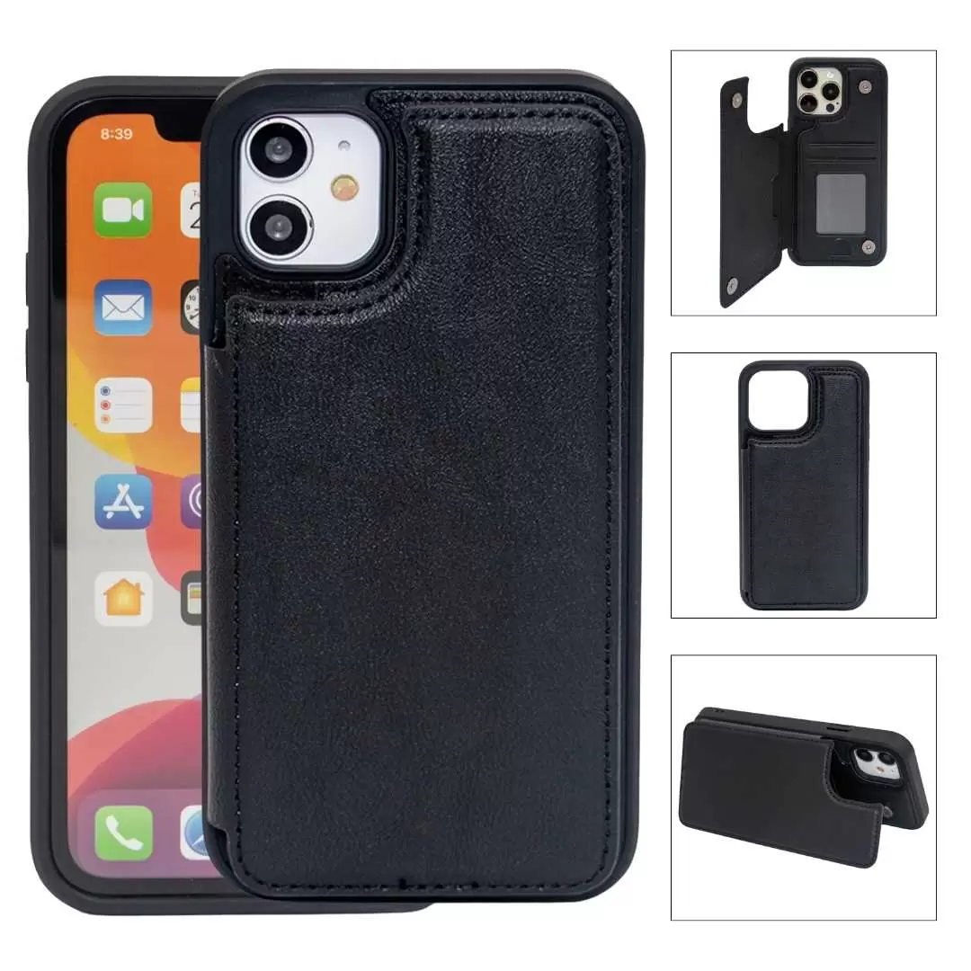 iPhone 11 Card Holder Case Black