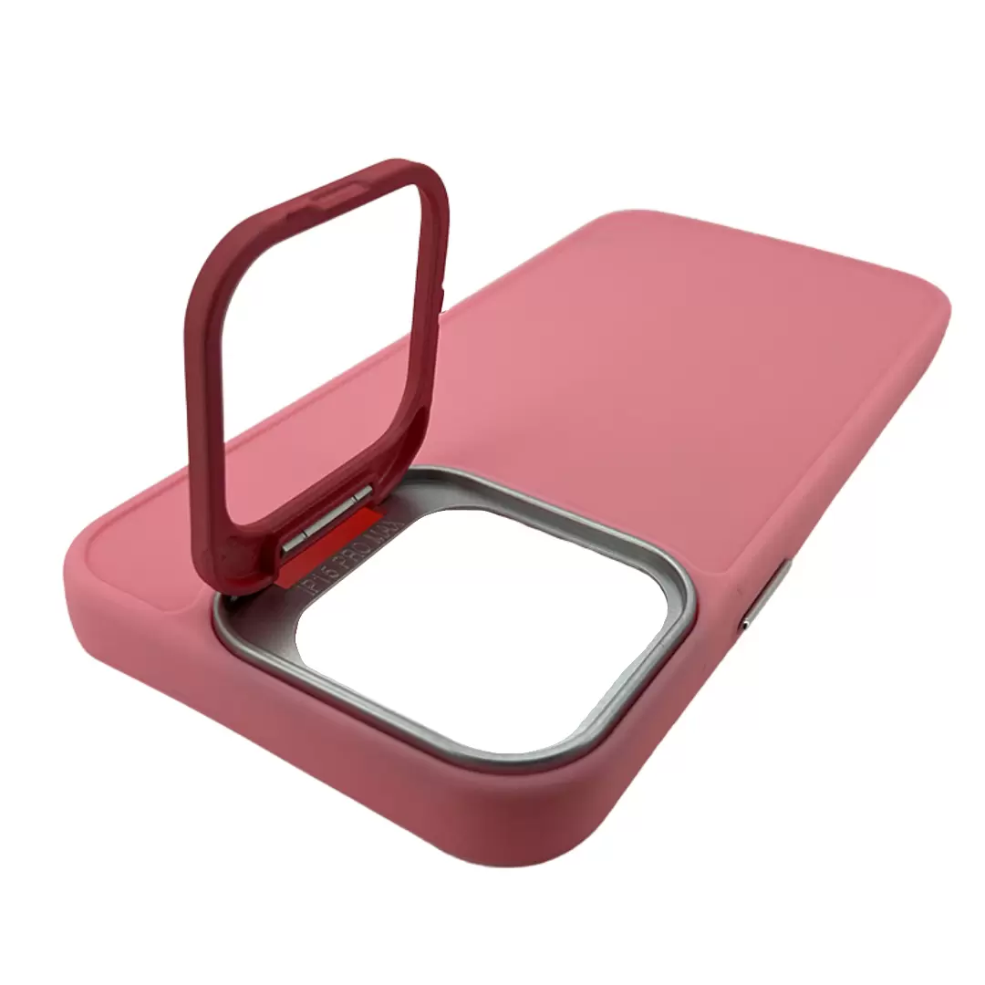 iPhone 15 Pro Max/iPhone 14 Pro Max Camera Stand Eco Case Pink