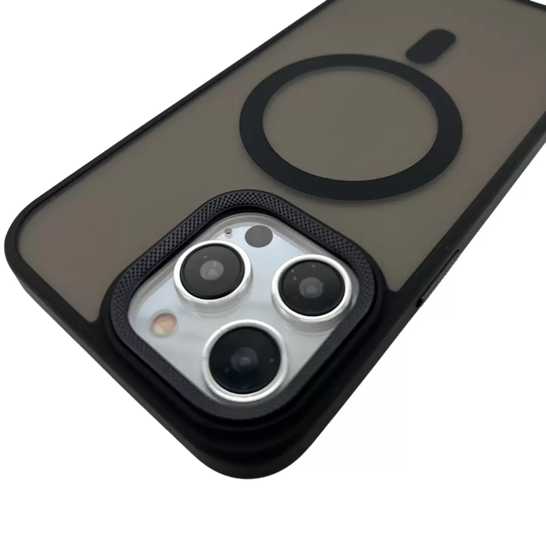 iPhone 15 Plus/iPhone 14 Plus MagSafe Cam Smoke Twotone Eco Black