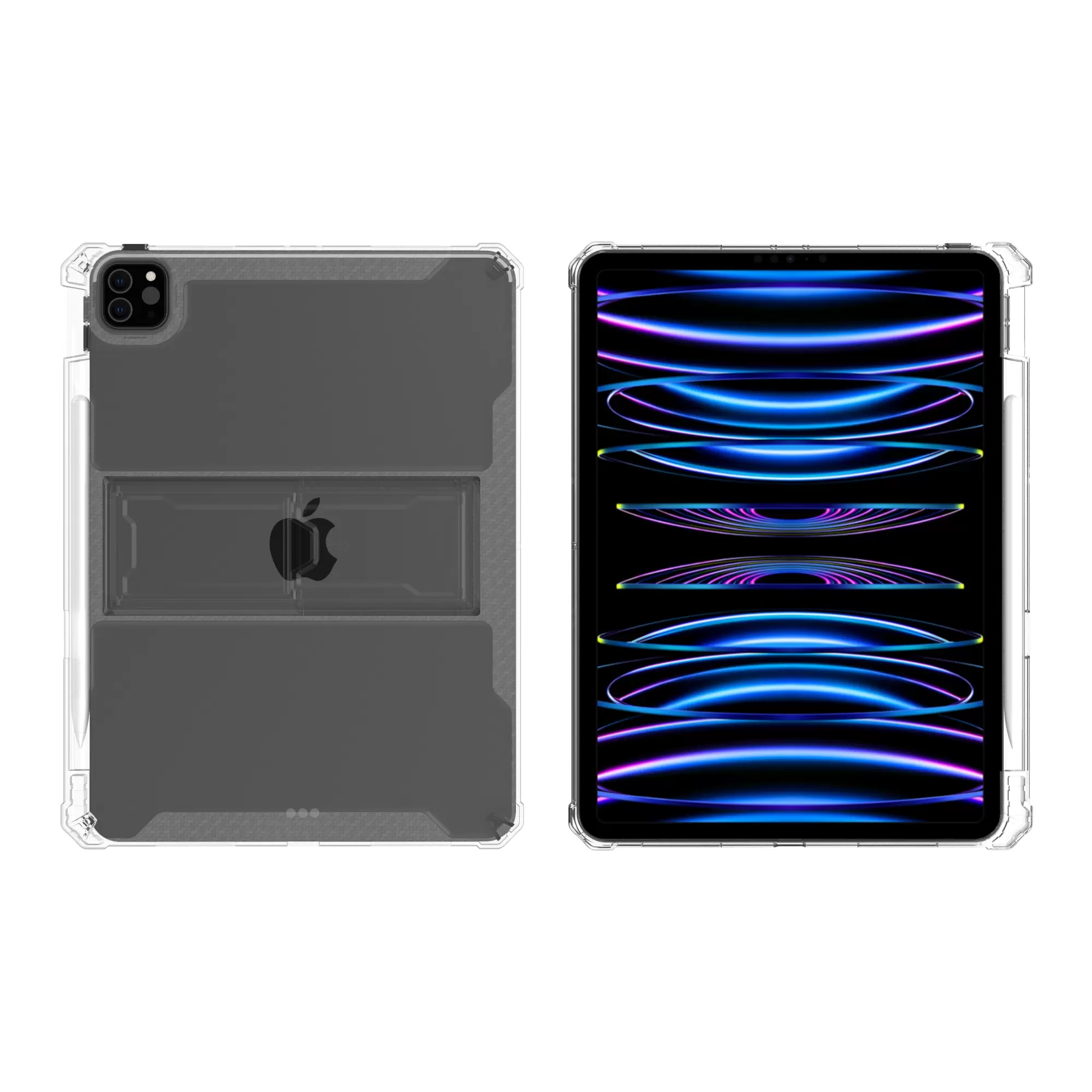 iPad Air 13 (2024) Clear Kickstand Case