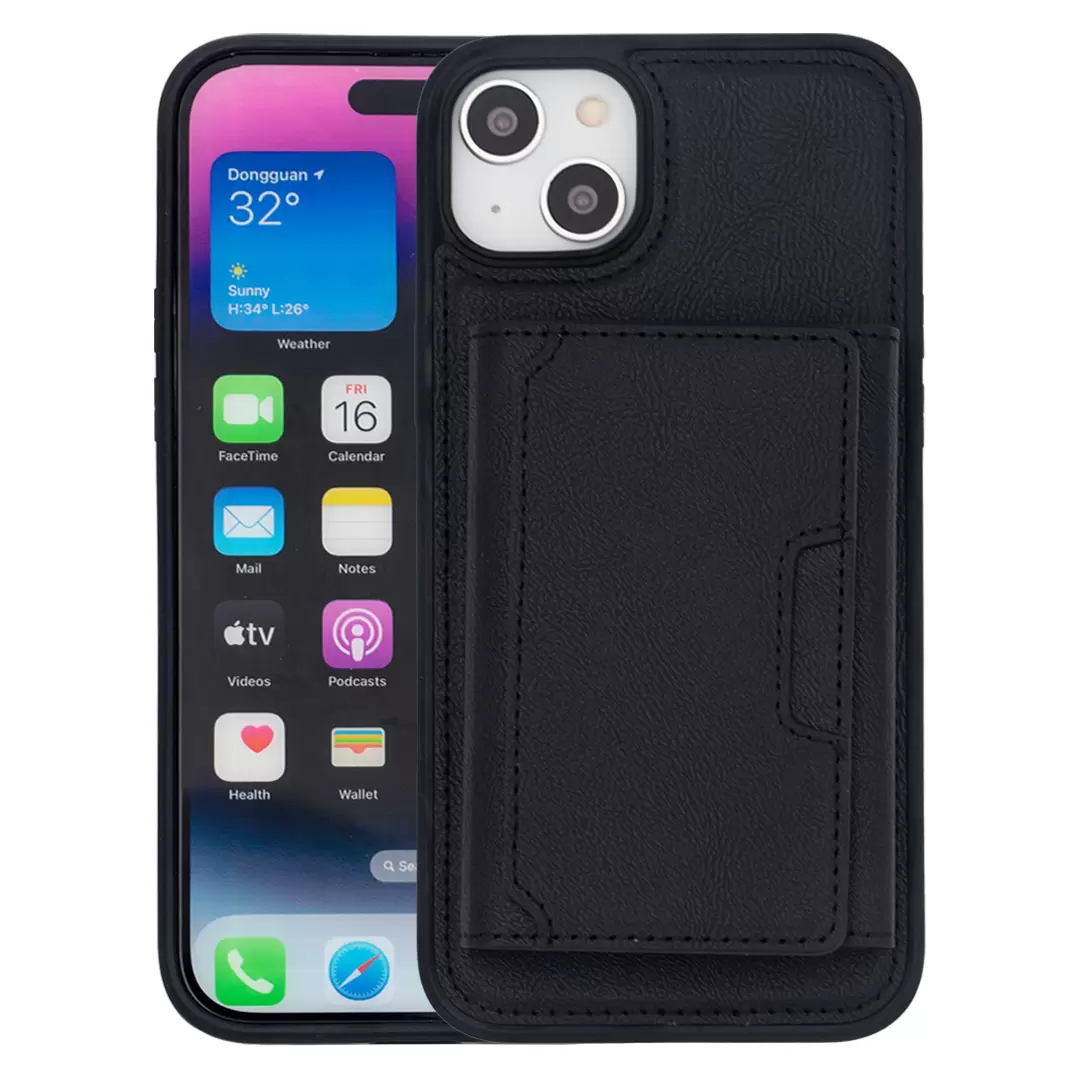 iPhone 15 Plus/iPhone 14 Plus Magsafe Wallet Detachable Card Holder Black