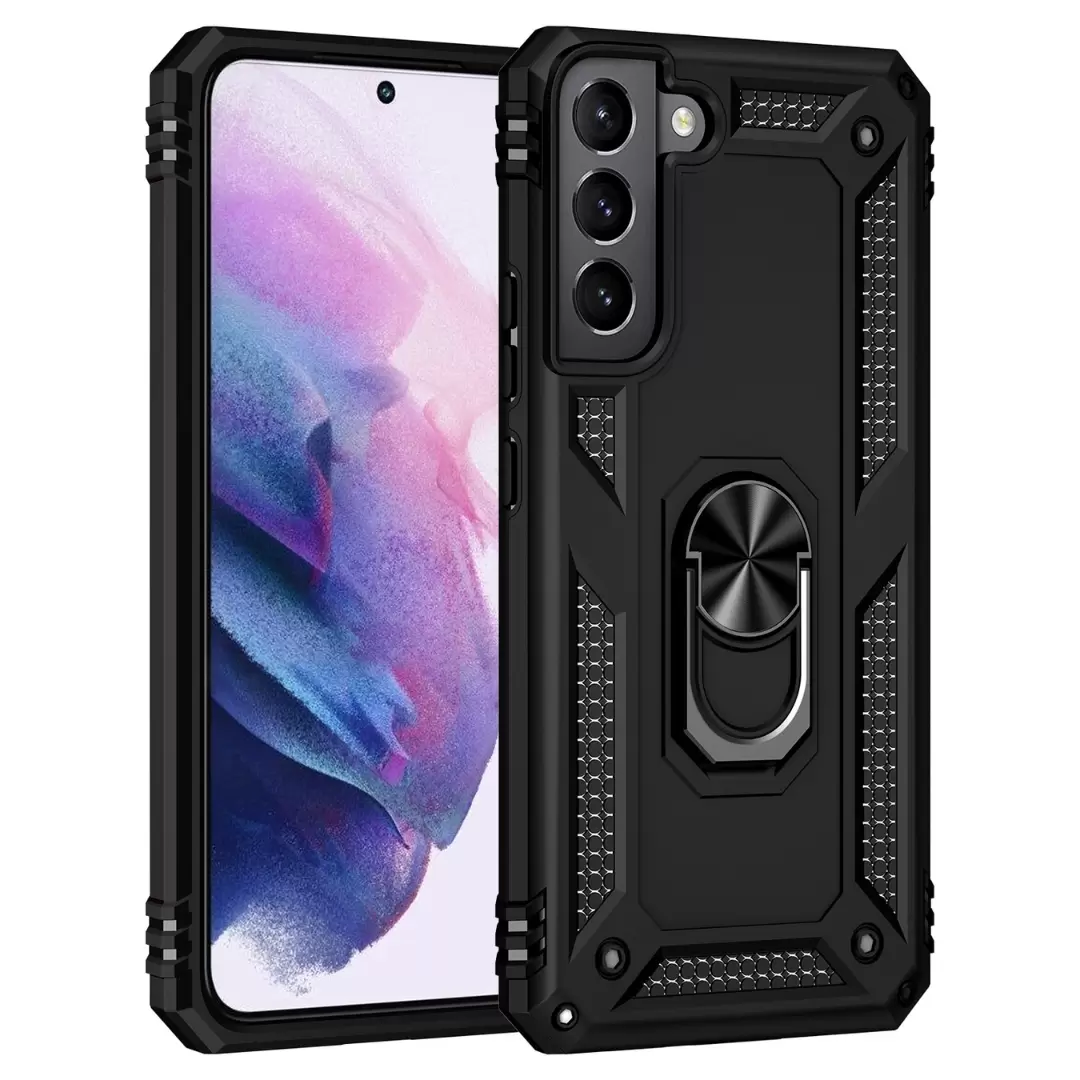 Samsung Galaxy S10 2in1 Ring Case Black