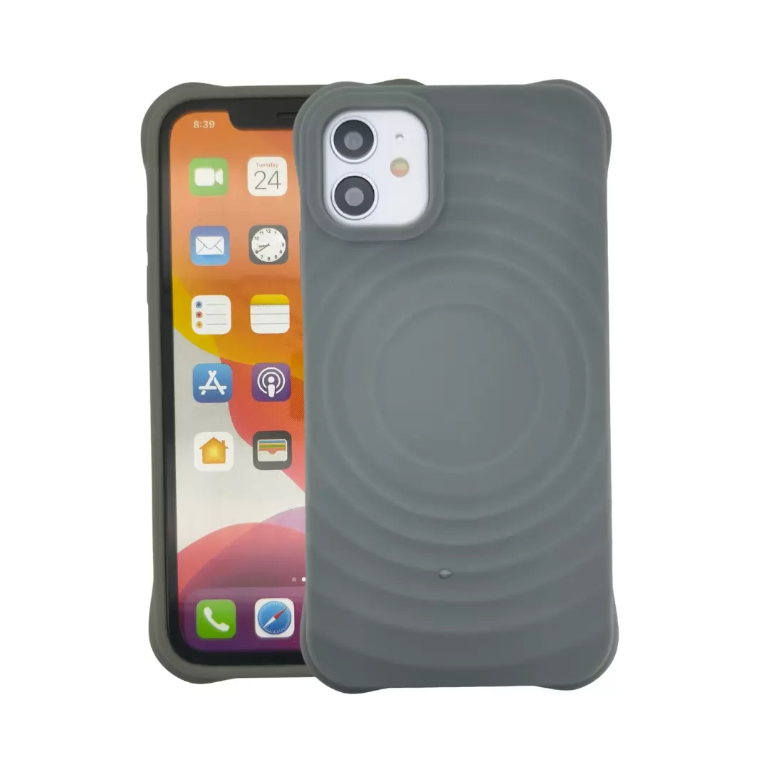 iPhone 11 Magsafe Water Ripple Tpu Case Gray