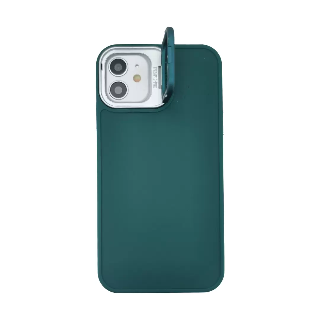 iPhone 11 Camera Stand Eco Case Dark Green